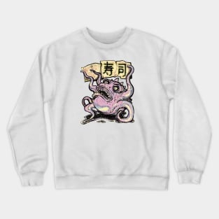 Sushi monster in color ! Crewneck Sweatshirt